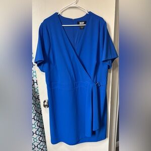 DKNY Blue Midi Dress